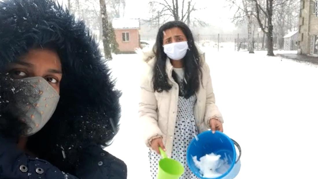 Drinking melted snow: Indian students trapped deep in Ukraine