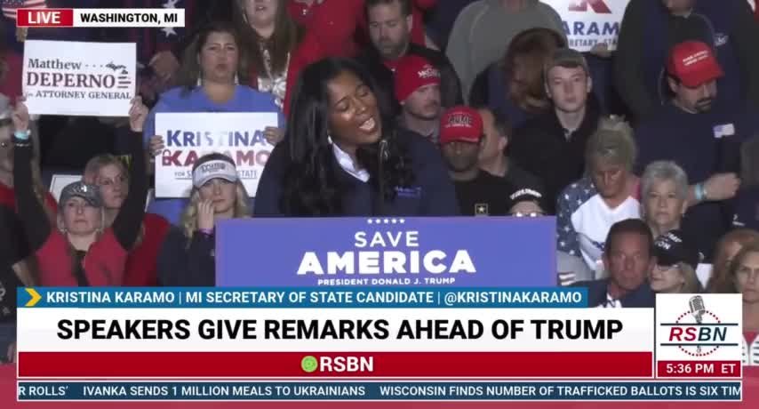 A Star Is Born, Truth Bombs Rapid Fired At Trump’s Save America Rally By Kristina Karamo