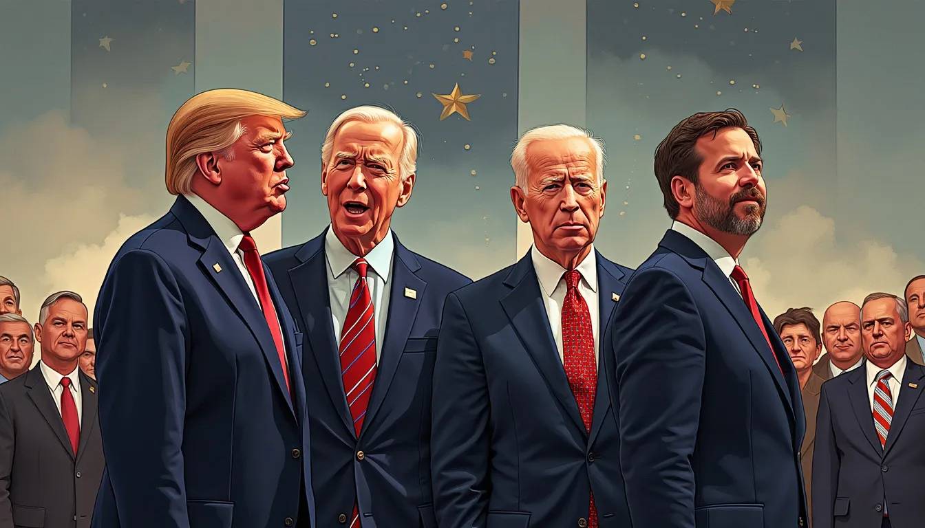 Trump, Vance, Biden, and Harris Commemorate 9/11