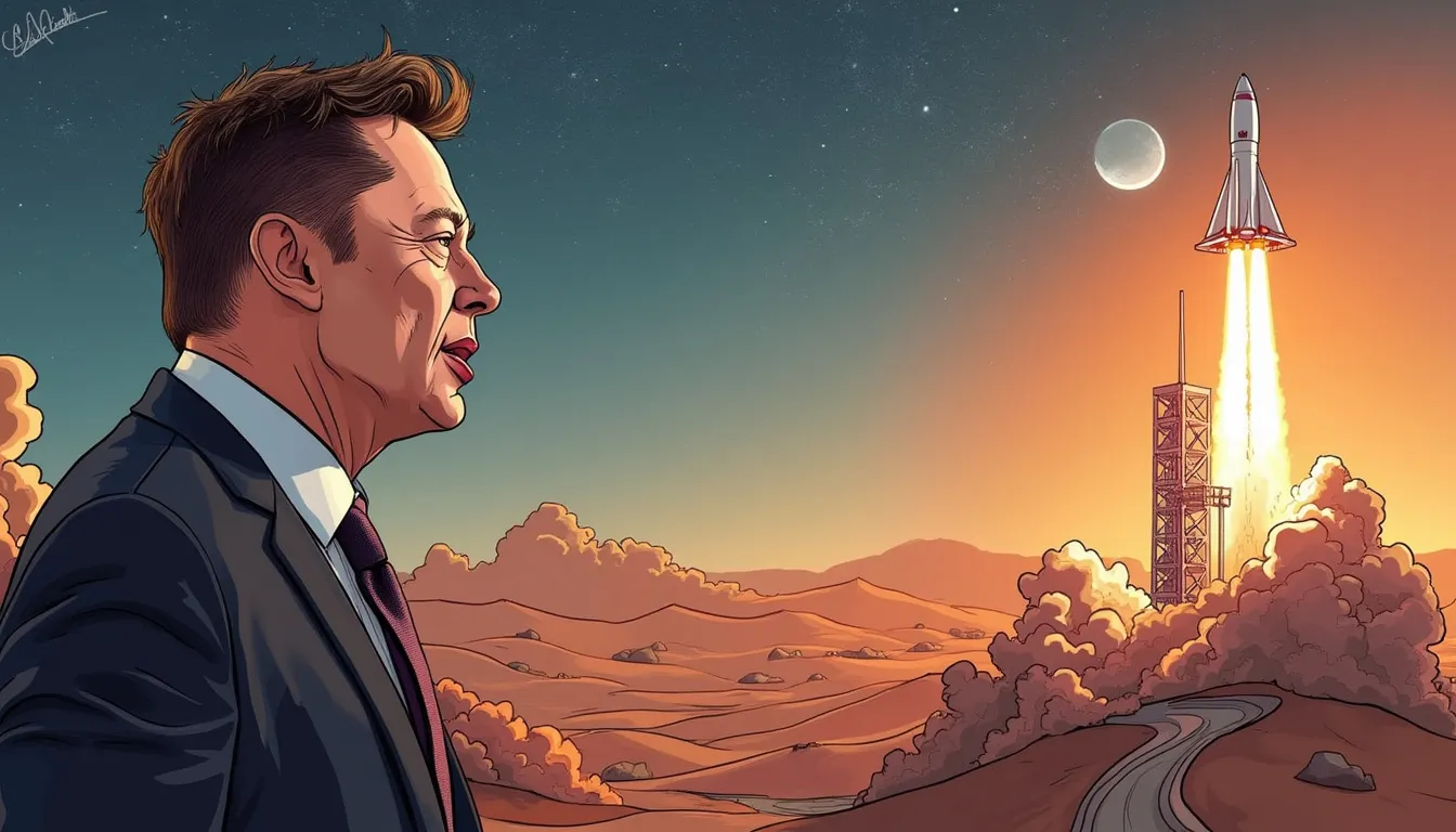 ‘Elon Musk continues to back Trump, stating we’ll never reach Mars if Kamala is victorious’