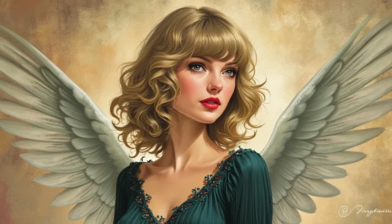 Create an image of Taylor Swift, elegantly transitioning between different stages of life. Show her as a young woman, an adult, and an elder, with soft lighting and a serene background. Include subtle