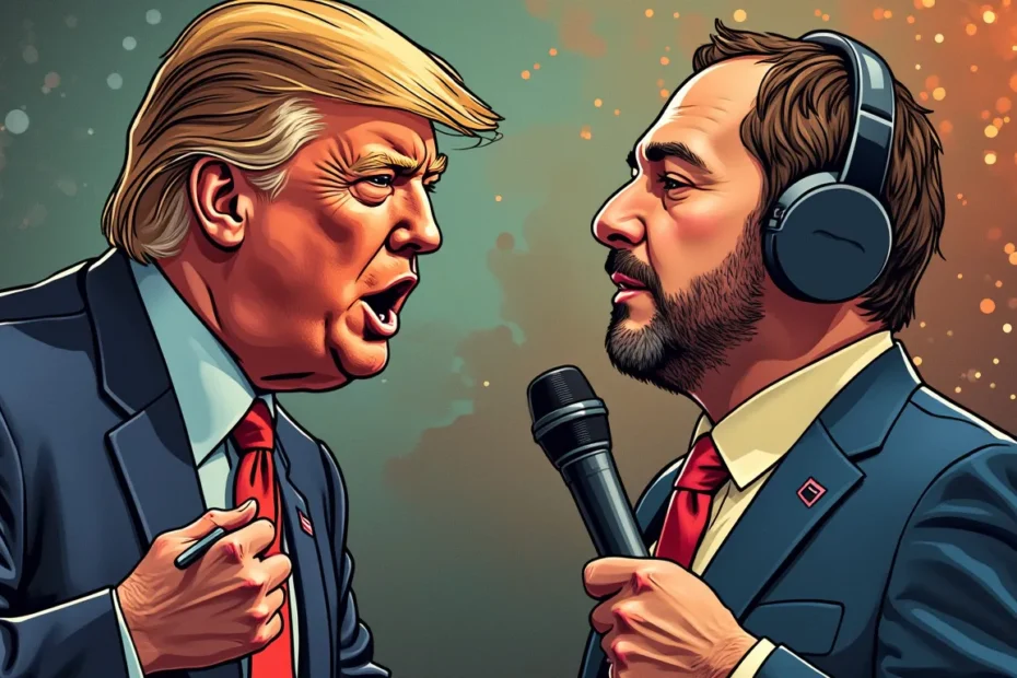 Tensions Rise: Trump Addresses Joe Rogan’s Influence on Possible Election Outcome