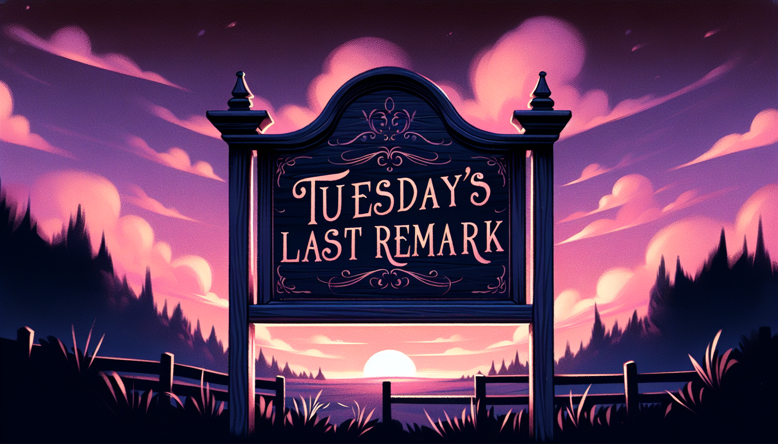 Tuesday’s Last Remark