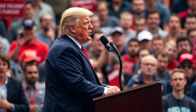 Audience at Trump rally yells ‘Send them back’ as he asserts immigrants have ‘ruined’ London and Paris