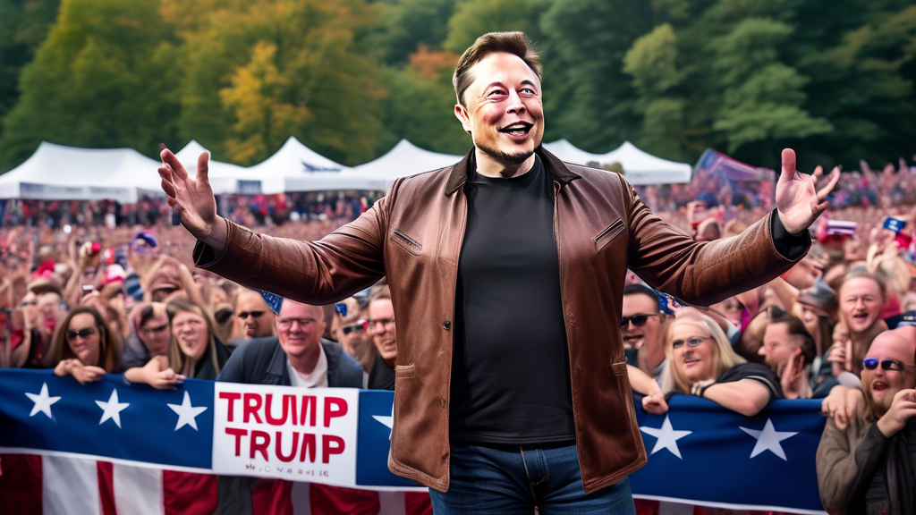 Elon Musk Addresses Trump Rally in Pennsylvania