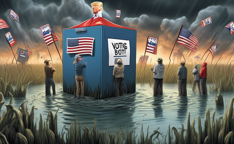 SWAMP THE VOTE! Will Trump Supporters Overwhelm the System? Richard Barris’s 2024 Prediction