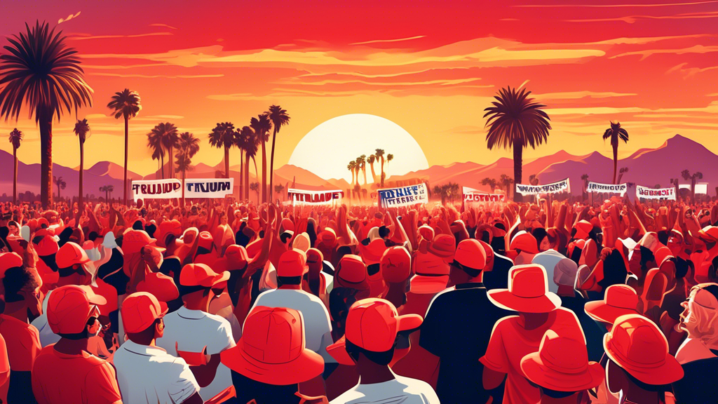 Trump Rally in Coachella, California